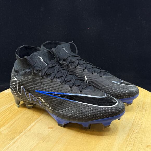 Nike Zoom Superfly 9 Elite FG Black Chrome Hyper Royal DJ4977-040 Size 7.5M / 9W - Picture 4 of 10